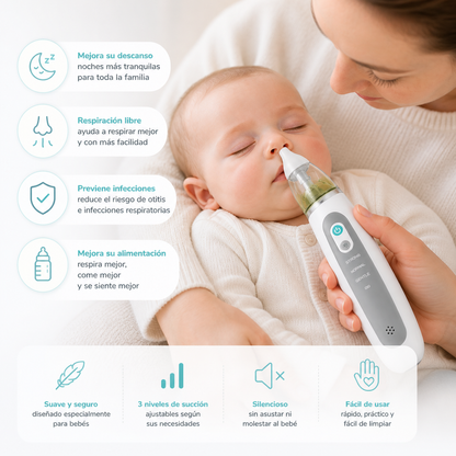 SAFENEST baby - Aspirador nasal para bebés