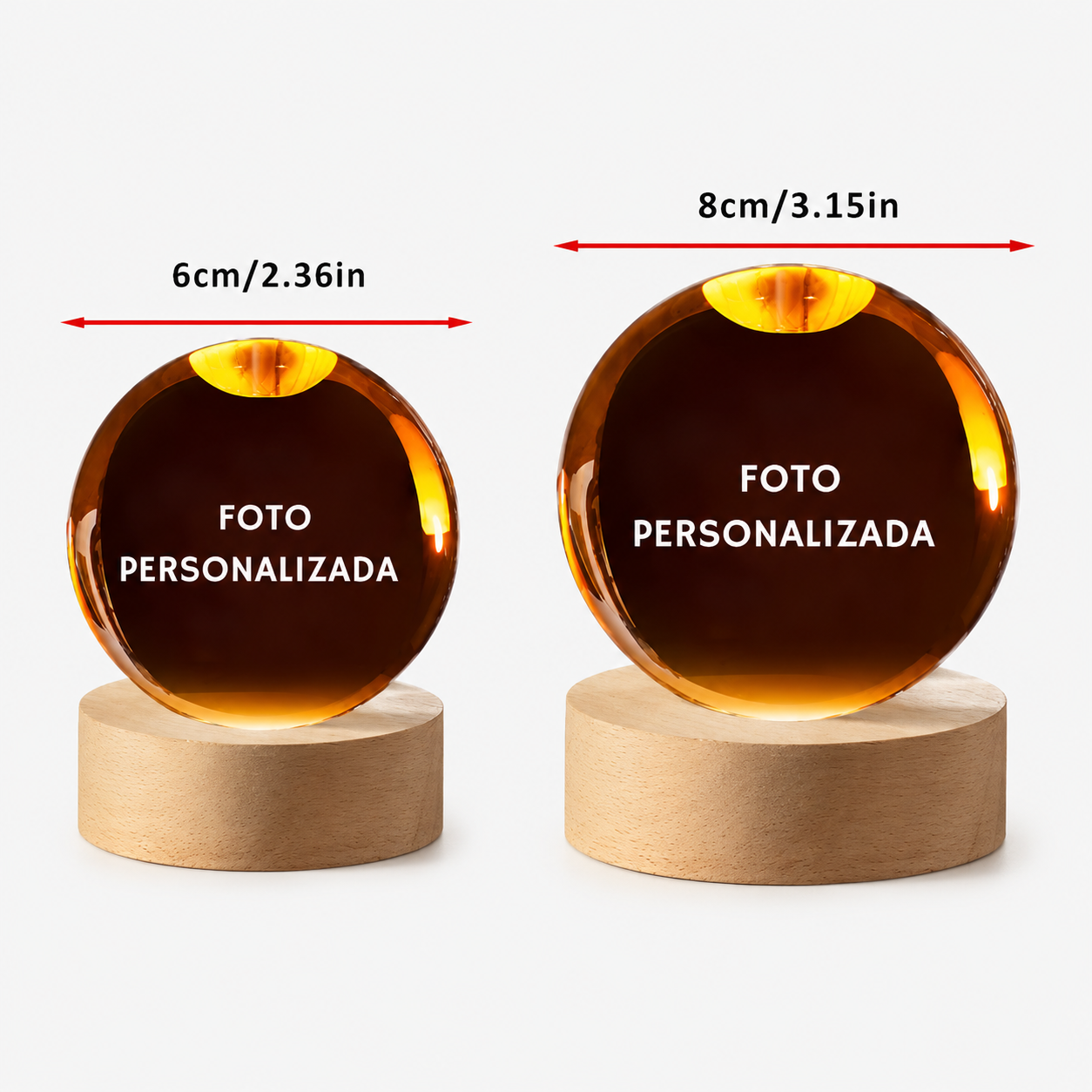 Esfera de Cristal Personalizable